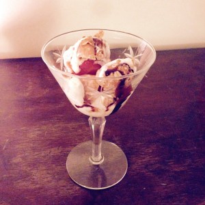 A small, sweet ending to a busy weekend before a stressful week.